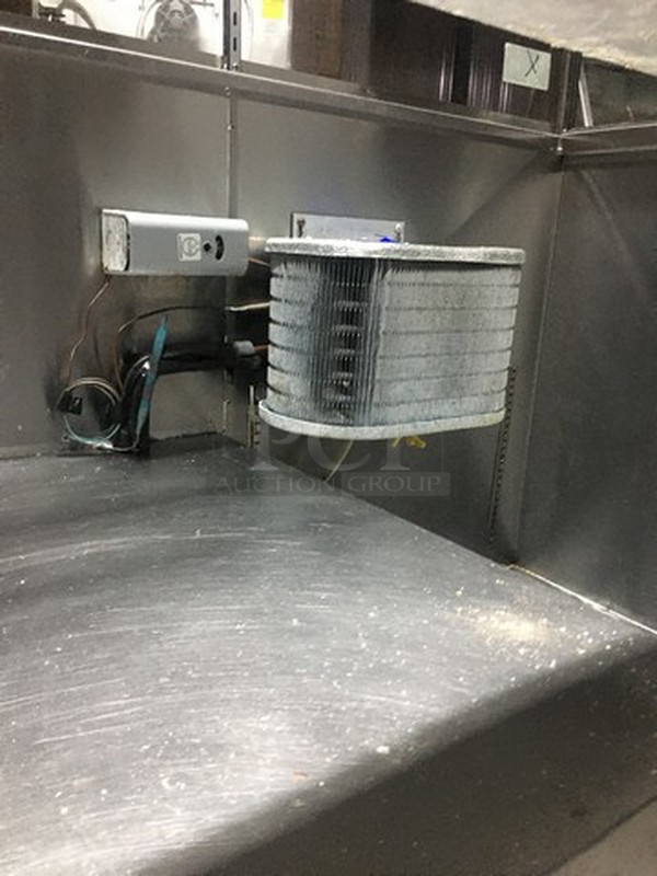 Leader Refrigerated Mega Top Sandwich Prep Table With Sneeze Guard! Model LM48! 115V 1 Phase! On Legs! - Image 6 of 11