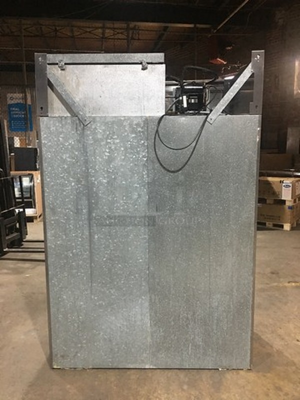 Victory 4 Door Reach In Cooler! With Built In Pan Rack Shelves! Model RS2DS7HDR22 Serial R9433V429! On Legs!  - Image 4 of 10