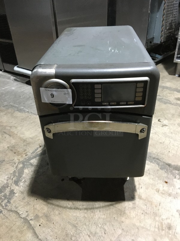 NICE! 2015 Turbo Chef Commercial Countertop Rapid Cook Oven! Model NGO Serial NGOD16270! 208/240V 1 Phase! On Legs!