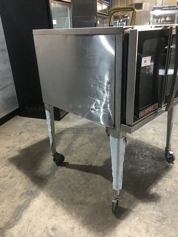 WOW! Blodgett Hydrovection Natural Gas Powered Combi Convection! Smart Touch Technology! All S.S.! On Legs With Casters! Model HV100G Serial 031017K074T!  - Image 2 of 10