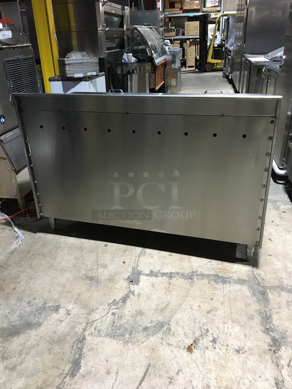 Kevy Commercial Dual Bay Natural Gas Powered Meat Steamer/Holder! Great For Pastrami & Deli Meats! With Backsplash! All Stainless Steel!  - Image 3 of 10