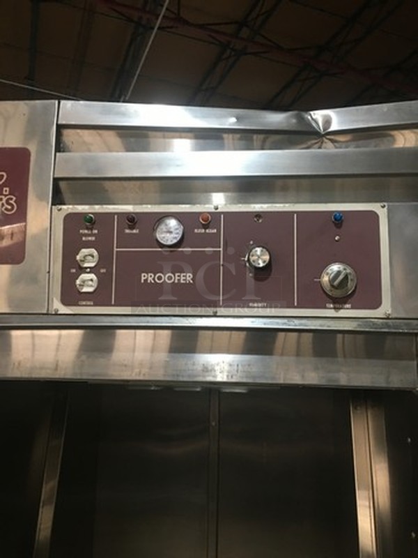 Bakers Aid One Door Roll In Rack Proofer! Model BAP-1-RI-RH Serial 012496!  - Image 7 of 9