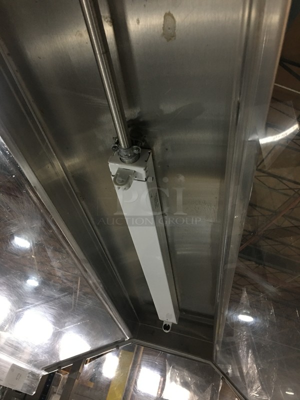 Colorpoint Commercial Refrigerated Cold Pan! With Sneeze Guard! With Storage Space Underneath! All Stainless Steel! 120V 1Phase! On Commercial Casters! - Image 6 of 8