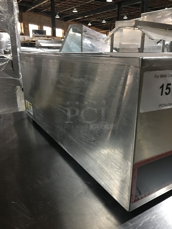 Winco Commercial Countertop Food Warmer! All Stainless Steel! Model FWS500 Serial FWS50010034339! 120V! - Image 2 of 8