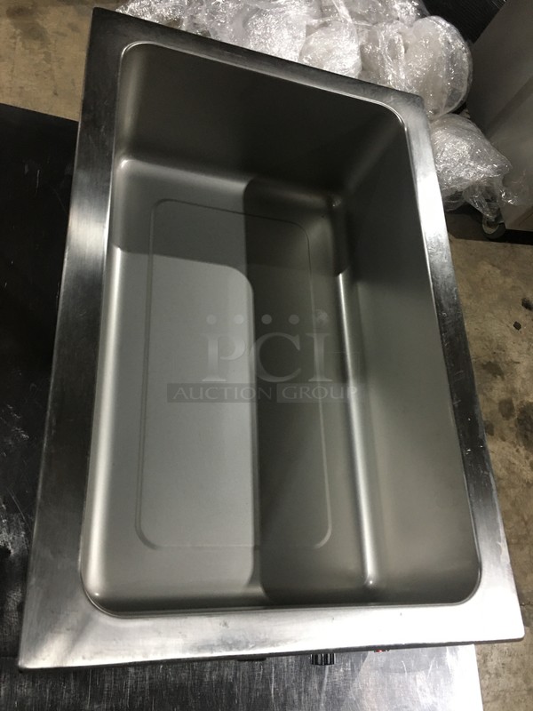 Winco Commercial Countertop Food Warmer! All Stainless Steel! Model FWS500 Serial FWS50010034339! 120V! - Image 6 of 8