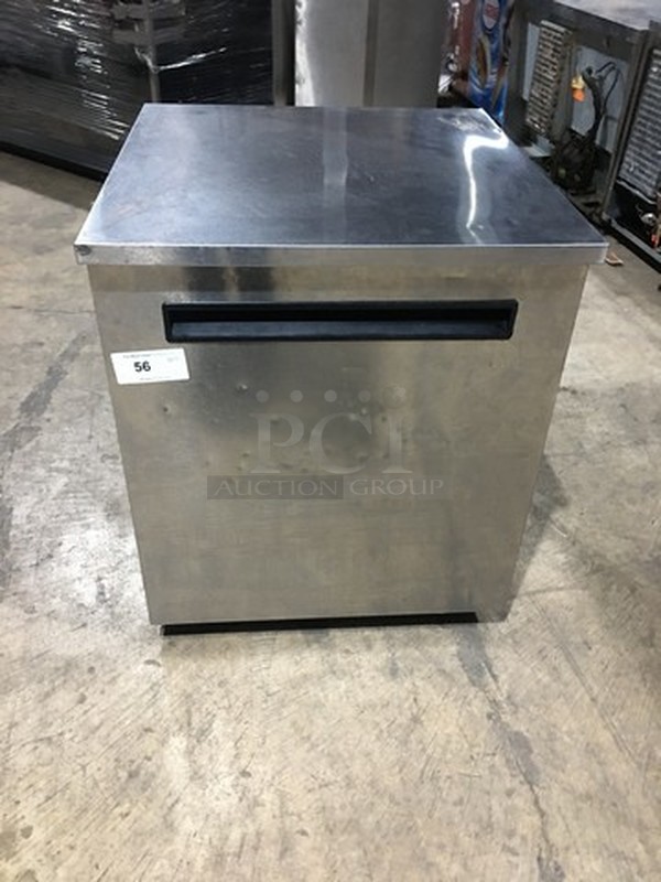 Wow! Delfield One Door Refrigerated Lowboy Cooler! Model 406-Star2 Serial 0630! 115V 1 Phase! On Casters! 
