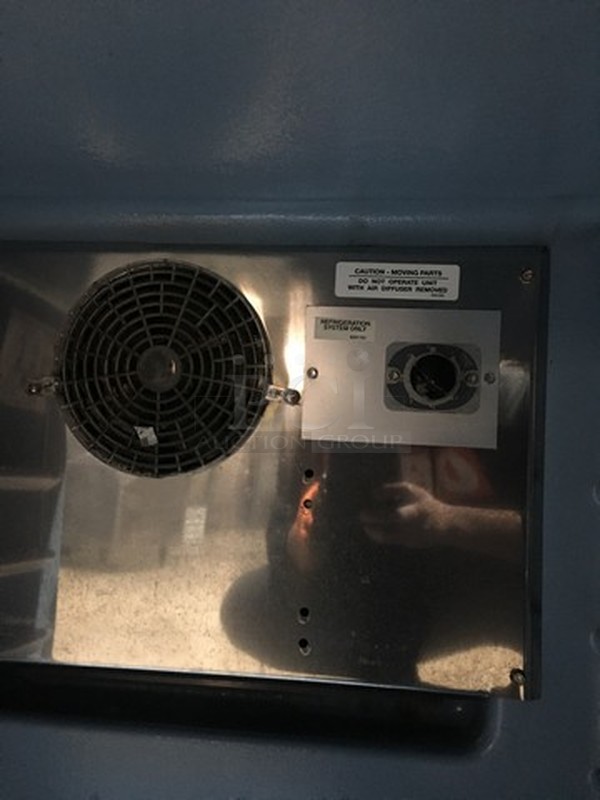 Wow! Delfield One Door Refrigerated Lowboy Cooler! Model 406-Star2 Serial 0630! 115V 1 Phase! On Casters!  - Image 5 of 7