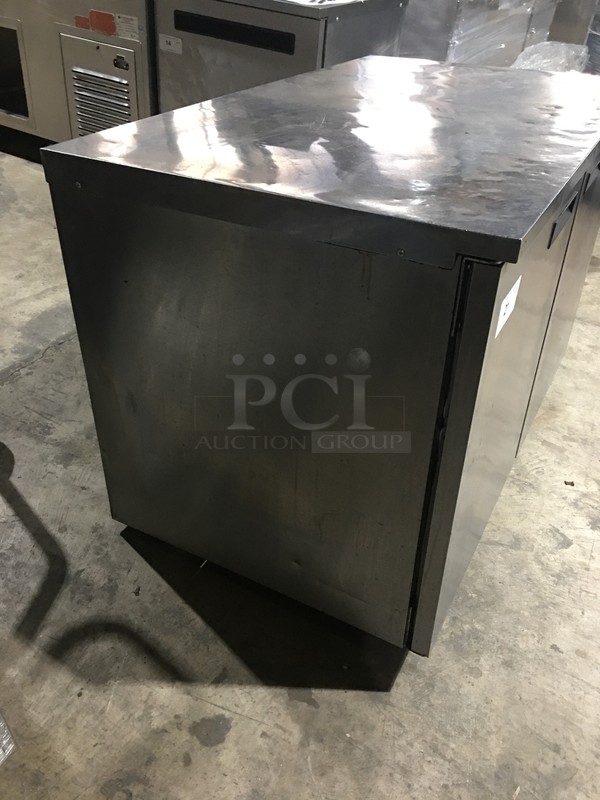 Delfield Commercial 2 Door Refrigerated Lowboy! With Poly Coated Racks! All Stainless Steel! On Commercial Casters! - Image 3 of 8