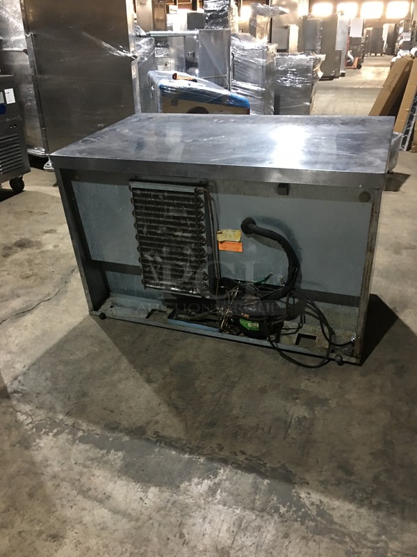 Delfield Commercial 2 Door Refrigerated Lowboy! With Poly Coated Racks! All Stainless Steel! On Commercial Casters! - Image 4 of 8