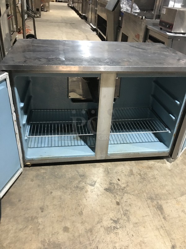 Delfield Commercial 2 Door Refrigerated Lowboy! With Poly Coated Racks! All Stainless Steel! On Commercial Casters! - Image 5 of 8