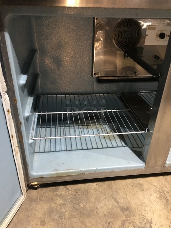 Delfield Commercial 2 Door Refrigerated Lowboy! With Poly Coated Racks! All Stainless Steel! On Commercial Casters! - Image 6 of 8