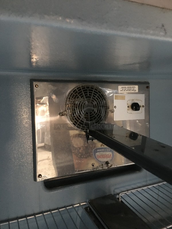Delfield Commercial 2 Door Refrigerated Lowboy! With Poly Coated Racks! All Stainless Steel! On Commercial Casters! - Image 7 of 8