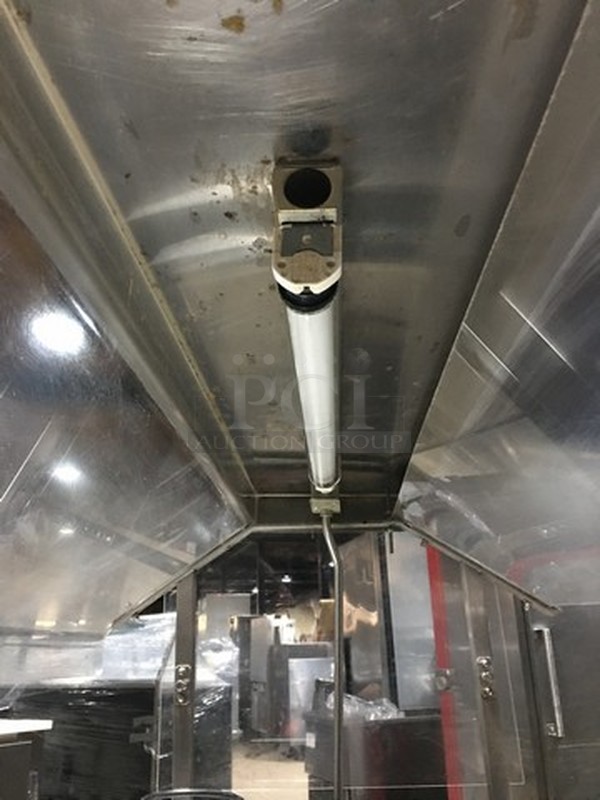 Sweet! Color Point Refrigerated Salad Bar/Cold Pan! With Full Sneeze Guard! 115V 1 Phase! On Commercial Casters!  - Image 6 of 9
