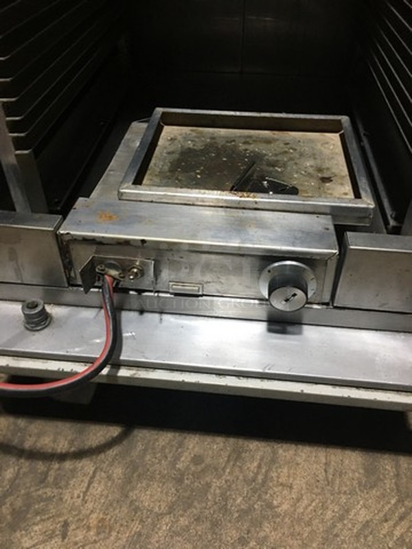 Great! Carter Hoffman Stainless Steel Enclosed Food Warming/Proofing Cabinet! Holds Full Size Sheet Pans! Model PH1825 Serial 22360880200156734L15! On Casters!  - Image 7 of 9