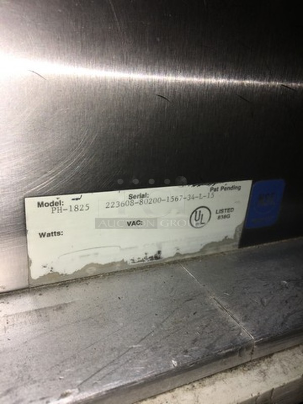 Great! Carter Hoffman Stainless Steel Enclosed Food Warming/Proofing Cabinet! Holds Full Size Sheet Pans! Model PH1825 Serial 22360880200156734L15! On Casters!  - Image 8 of 9