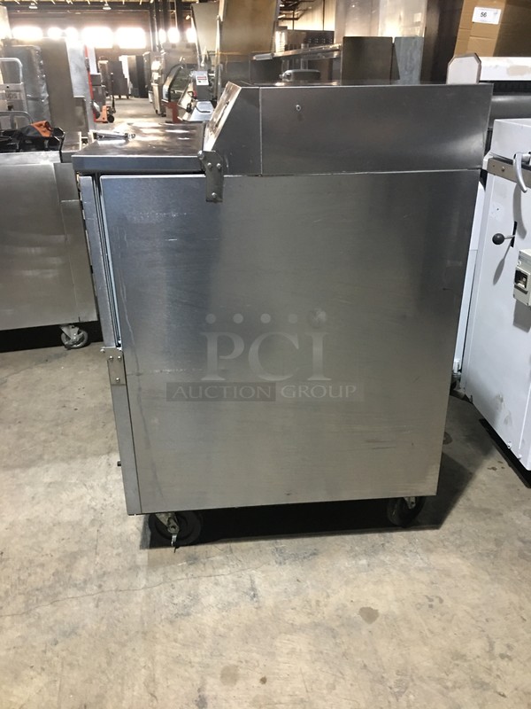 Beverage Air Commercial Milk Cooler! All Stainless Steel! Model SMF34Y1S Serial 9704048! 115V 1Phase! On Commercial Casters! - Image 3 of 9