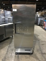 Sweet! True All Stainless Steel One Door Reach In Freezer! Model T12 Serial 5190475! 115V 1 Phase! On Casters! Works Great! 