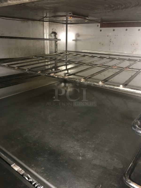 SWEET! Jade Range Commercial Natural Gas Powered 4 Burner Stove! With Full Size Oven Underneath! With Backsplash & Salamander Shelf Overhead! All Stainless Steel! On Commercial Casters! - Image 8 of 12