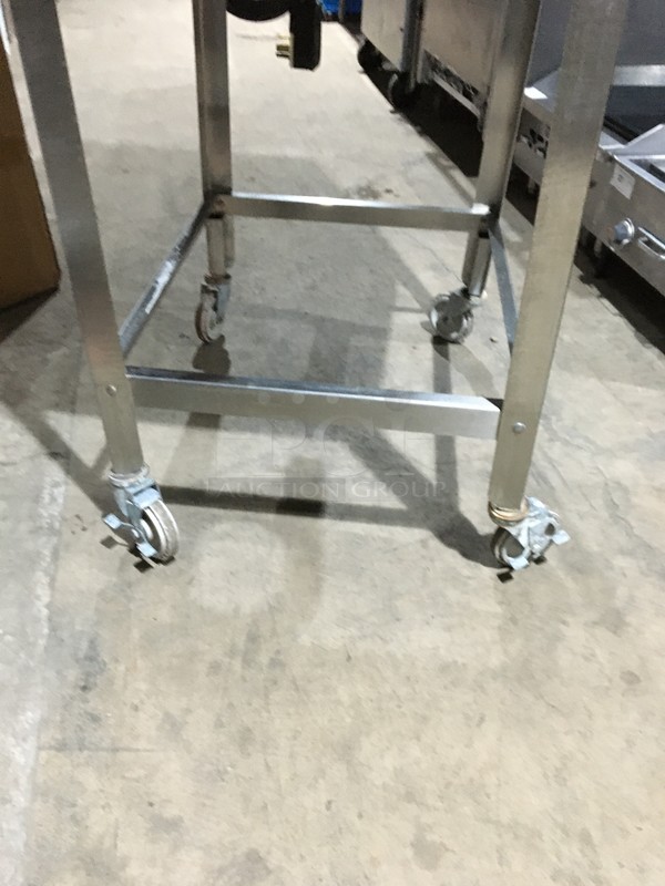 NICE! Stellar Steam Electric Powered Steam Cabinet! All Stainless Steel! On Stand With Casters! Model CAPELLA6 Serial 030506072! 208V 3 Phase! On Commercial Casters! - Image 9 of 11
