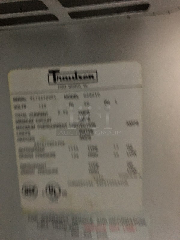 Traulsen Commercial 2 Door Reach In Refrigerator! With Poly Coated Racks! All Stainless Steel! Model G20010 Serial T173370H01! 115V 1Phase! On Commercial Casters!  - Image 7 of 10