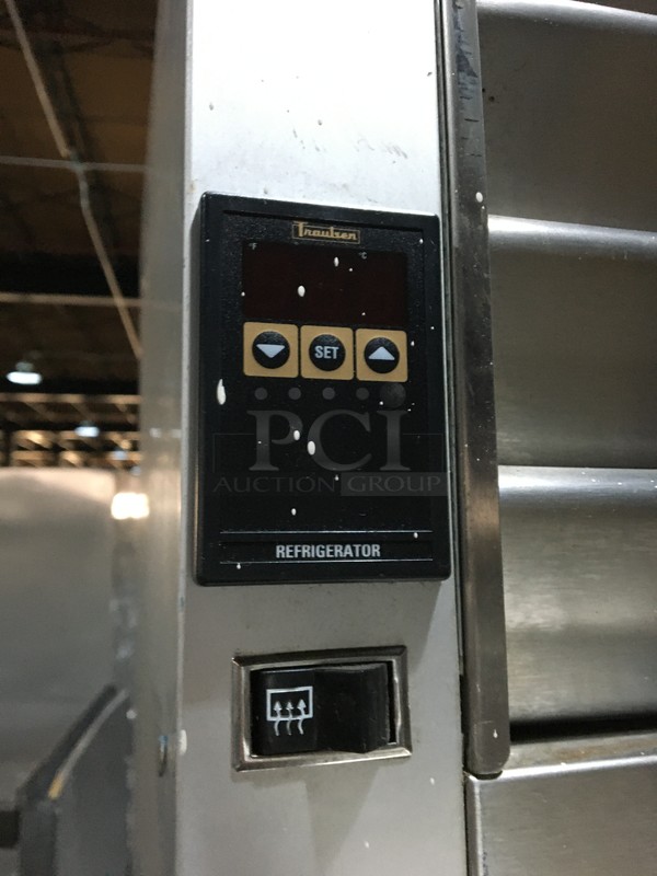 Traulsen Commercial 2 Door Reach In Refrigerator! With Poly Coated Racks! All Stainless Steel! Model G20010 Serial T173370H01! 115V 1Phase! On Commercial Casters!  - Image 9 of 10