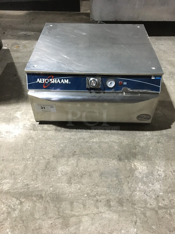 SWEET! Alto Shaam Commercial Countertop Warming Drawer! All Stainless Steel! Model 5001D Serial 697946001! 208/240V 1Phase!