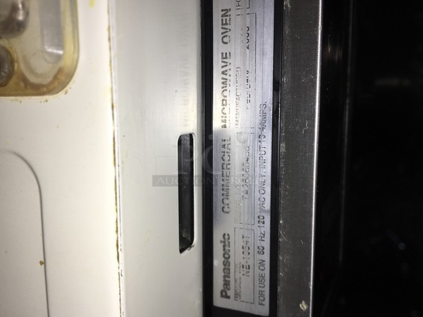 Panasonic Commercial Countertop Microwave Oven! All Stainless Steel! With View Through Door! Model NE1054T! 120V 1Phase! - Image 8 of 9