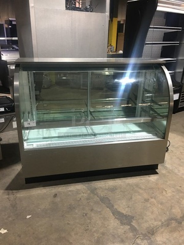 Sweet! 2011 Alternative Air Refrigerated Bakery Display Case Merchandiser! With Round Glass Front! Model AACCA-60R Serial 0106369!  