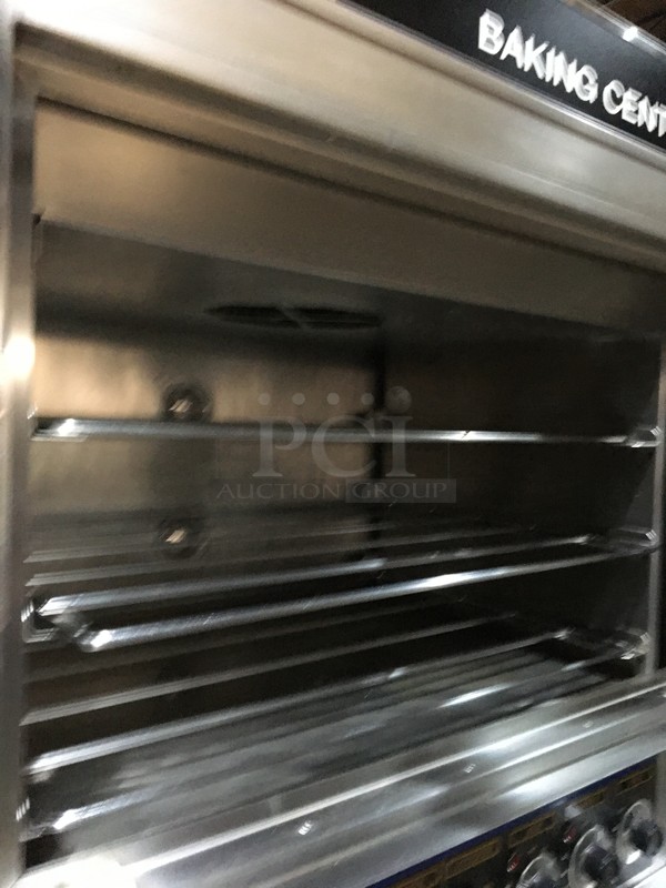 GREAT! Nuvu Double Deck Convection Oven/Proofer Combo! With View Through Doors! All Stainless Steel! Model SUB123 Serial 00324019030400010001! 208V 3+N Phase! On Commercial Casters! - Image 8 of 12