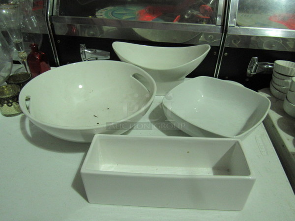 Assorted Serving Dishes. 4XBID.