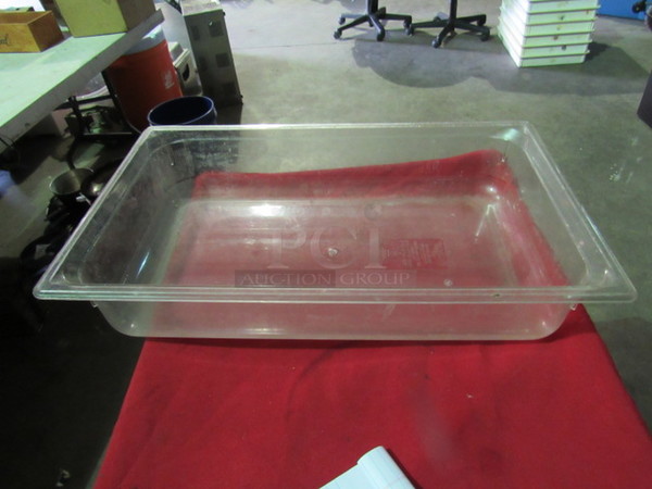 One Full Size 4 inch Deep Food Storage Container.