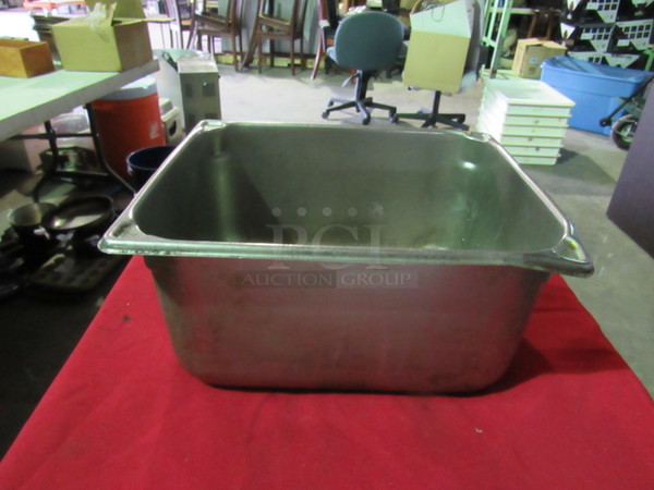 One 1/2 Size 6 Inch Deep Hotel Pan.