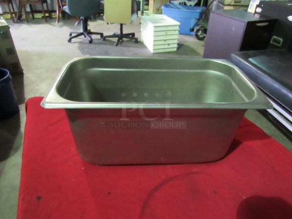One 1/3 Size 6 Inch Deep Hotel Pan.