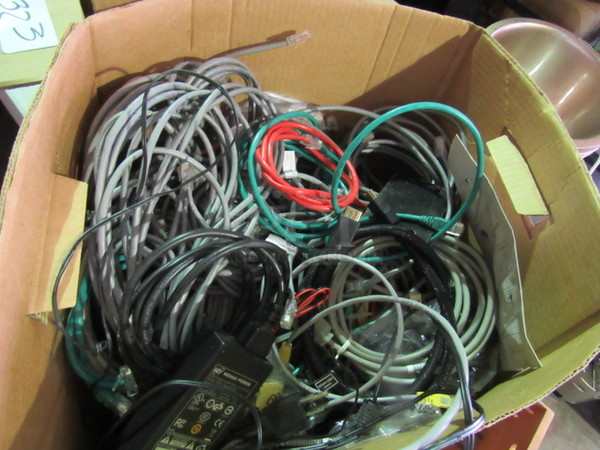 One Lot Of Assorted Cords/Wires.