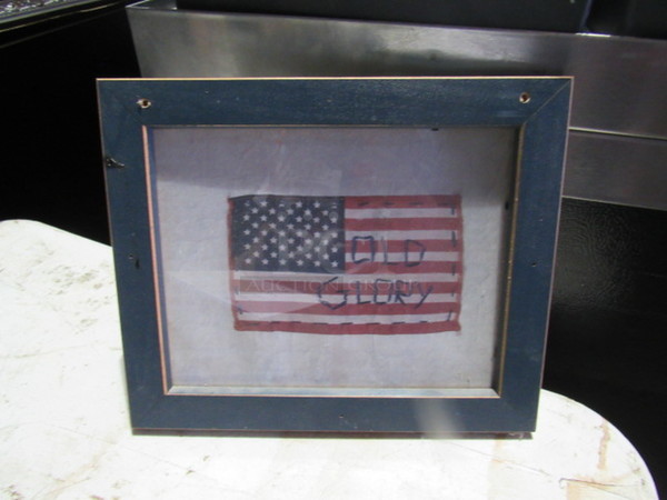 One 12X10 OLD GLORY Framed Picture.