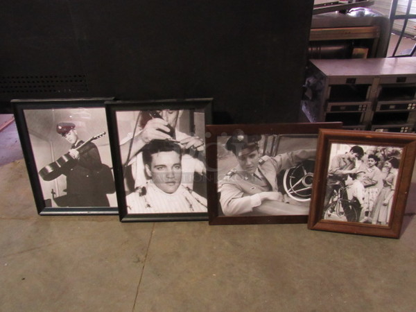 Assorted Elvis Presley Framed Pics. 4XBID.