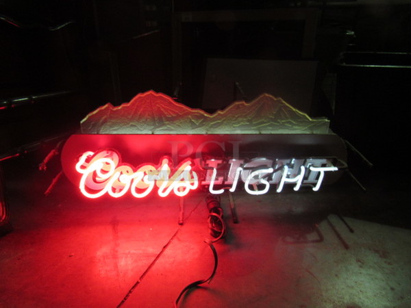 One Coors Light Neon.