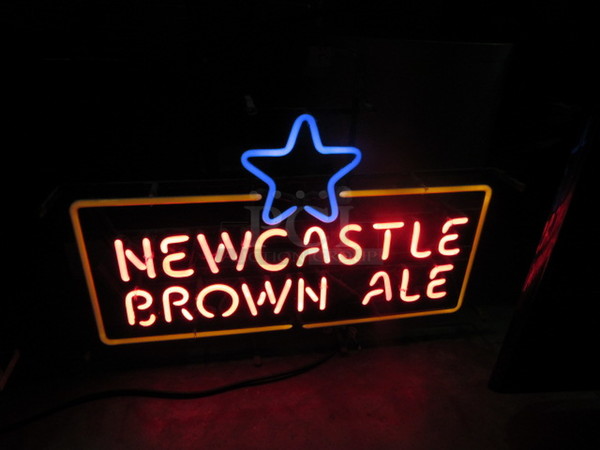 One Newcastle Brown Ale Neon.