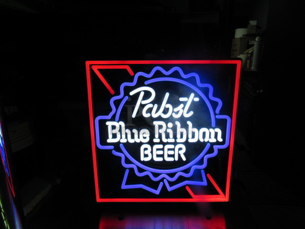 One Pabst Blue Ribbon Beer Light. Model# MHP-120400