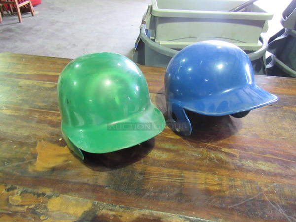 Assorted Décor Baseball Helmets. 2XBID