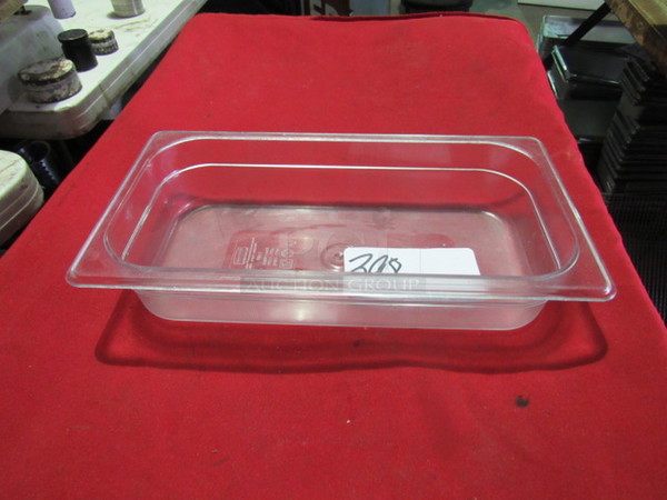 One 1/3 Size 2.5 Inch Deep Food Storage Container. 