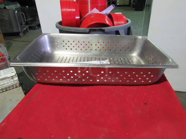 Full Size 4 Inch Deep Perforated Hotel Pan. 2XBID.