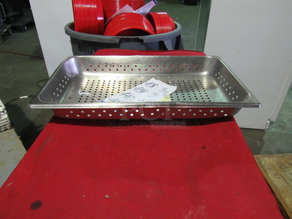 Full Size 2.5 Inch Deep Perforated Hotel Pan. 2XBID.