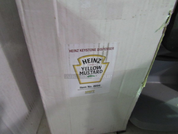 One NEW Heinz Mustard Pump Station Server Condiment Dispenser.