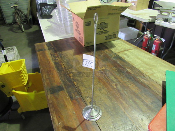 Stainless Steel Table Top Marker. 16XBID