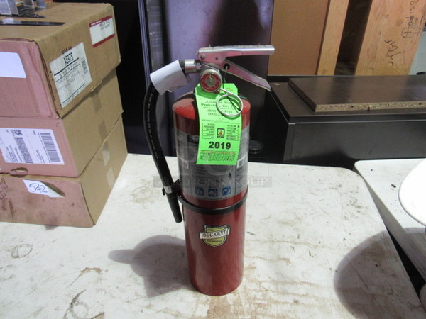 One ABC Fire Extinguisher.