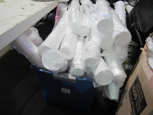One Lot Of Assorted Styrofoam Cups.