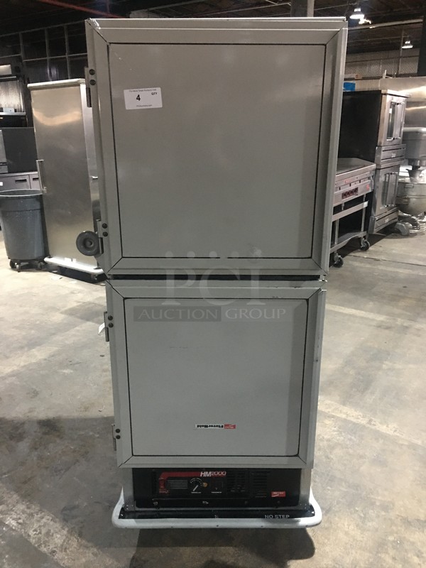 GORGEOUS! Metro 2 Door Food Warming Cabinet! Holds Full Size Trays! Flavor Hold Series! Model CC5953A! 120V! On Commercial Casters!