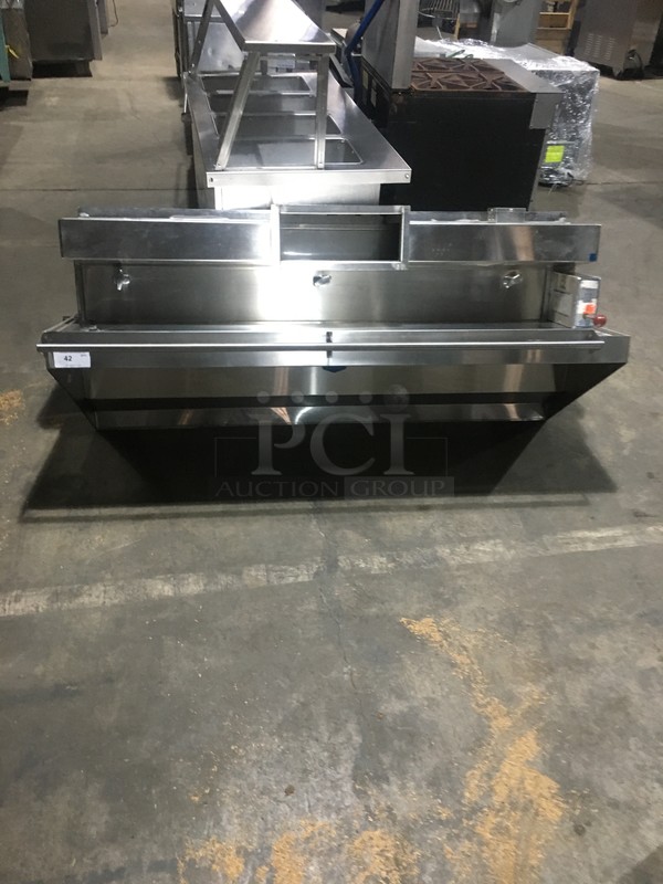 Amazing! Gaylord Commercial Heavy Gauge Ventilation Hood! All Stainless Steel! Model NB Serial GP4919100!