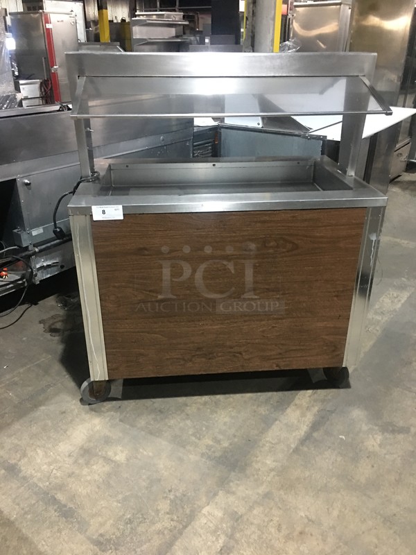Precision Commercial Refrigerated Cold Pan! Model BLC3BU Serial 39818! 120V 1Phase! On Commercial Casters! 